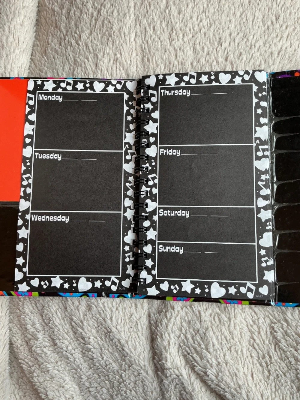 Lisa Frank Butterfly Dream Writers Trifold Organizer Planner